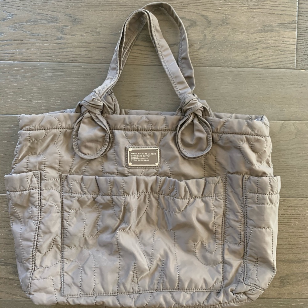 Marc by Marc Jacobs Grey Nylon Tote with Strap